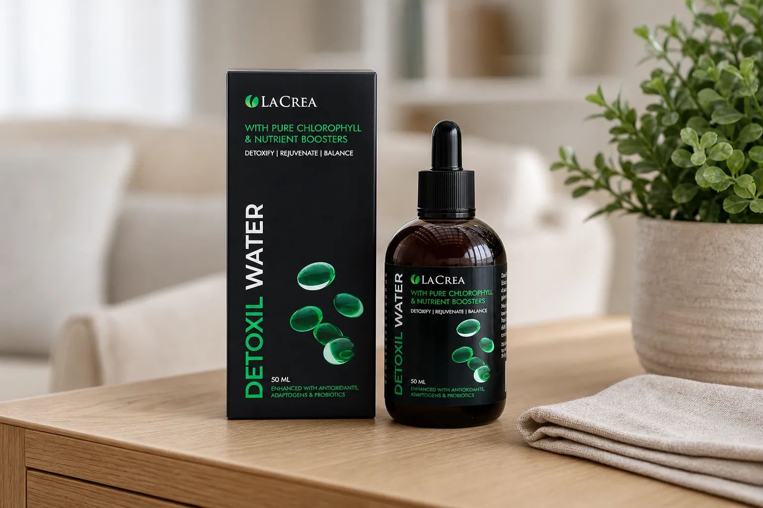 Detoxil water parasites — opakowanie na co dzień