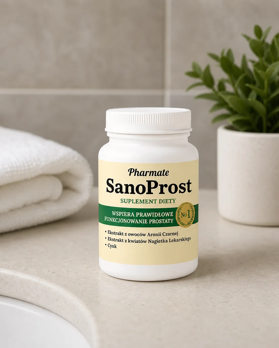 SanoProst — opakowanie na co dzień