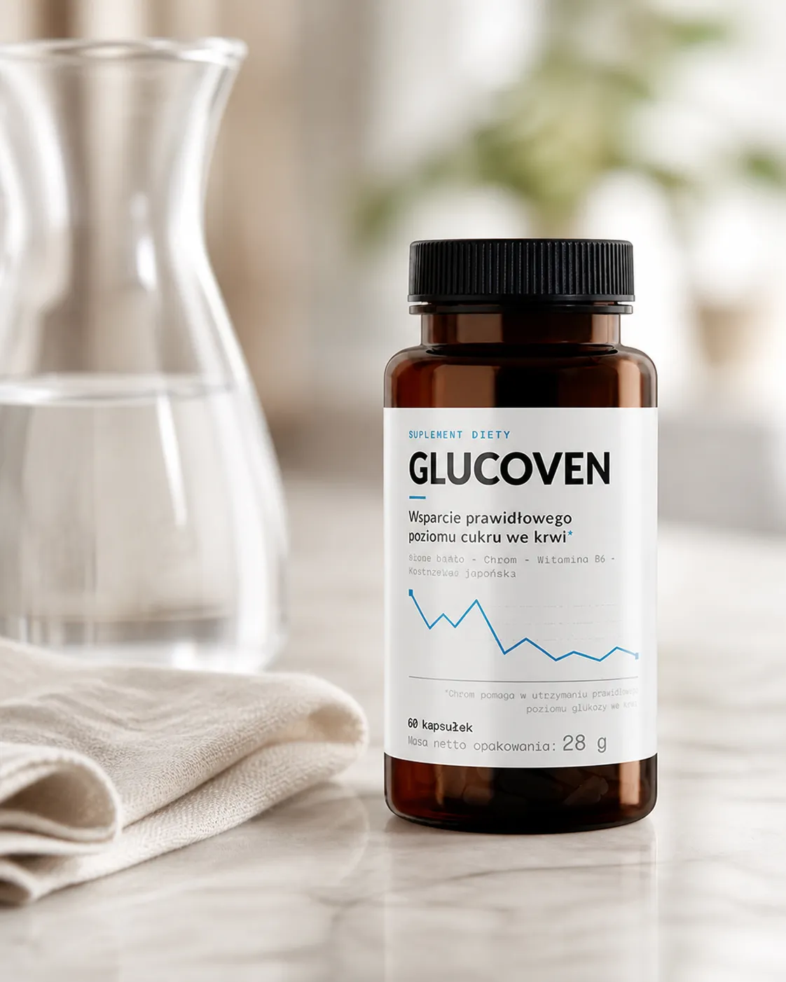 Glucoven — opakowanie na co dzień