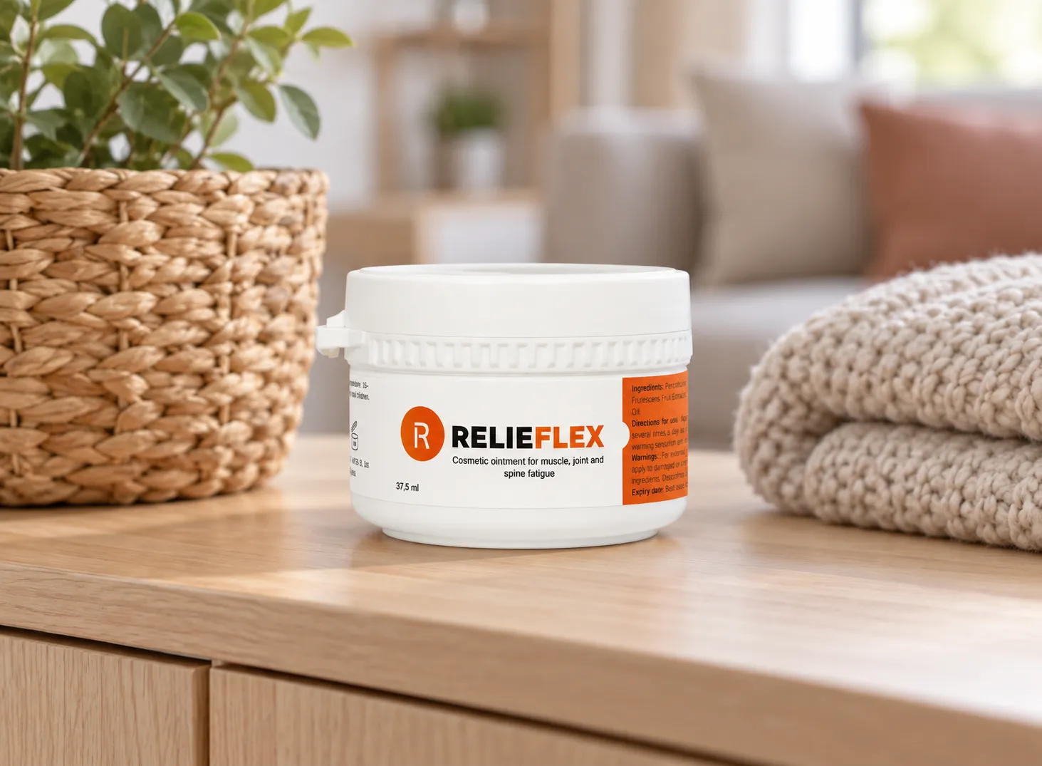 RelieFlex — opakowanie na co dzień